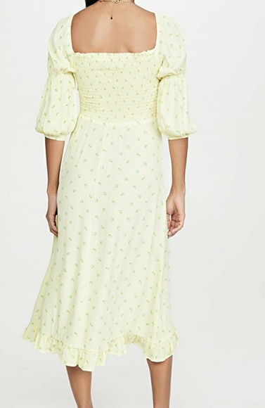 NEW- FAITHFULL THE BRAND Nora Midi Dress - Picture 3 of 11